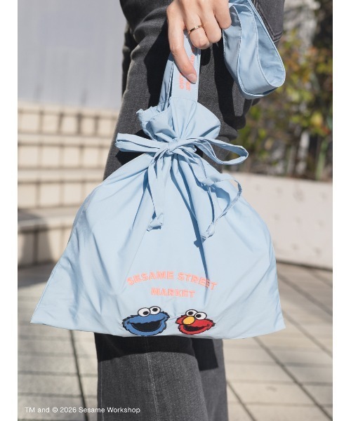 SESAME STREET（セサミストリート） トートバッグ ペアアート 巾着