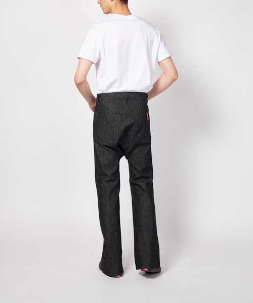 FUMITO GANRYU 5P Flare Sarouel - ブラック 5P Flare Sarouel - Black – FUMITO GANRYU OFFICIAL STORE