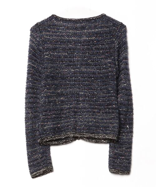 「GOUT COMMUN」 ニットカーディガン 38 ブラック レディース_画像2