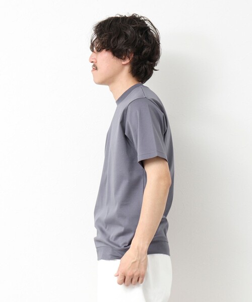 NOLLEY'S（ノーリーズ） tシャツ 「ビジカジ対応」シルケットスムース
