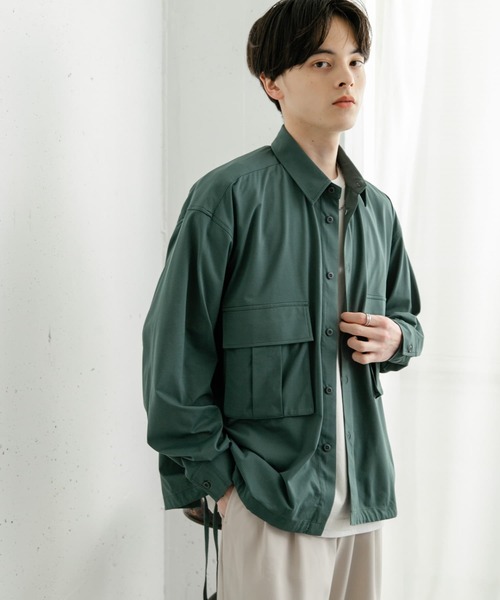 SENSE OF PLACE by URBAN RESEARCH シャツ ドットメッシュダブル