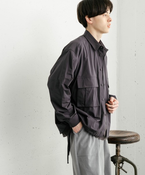 SENSE OF PLACE by URBAN RESEARCH シャツ ドットメッシュダブル