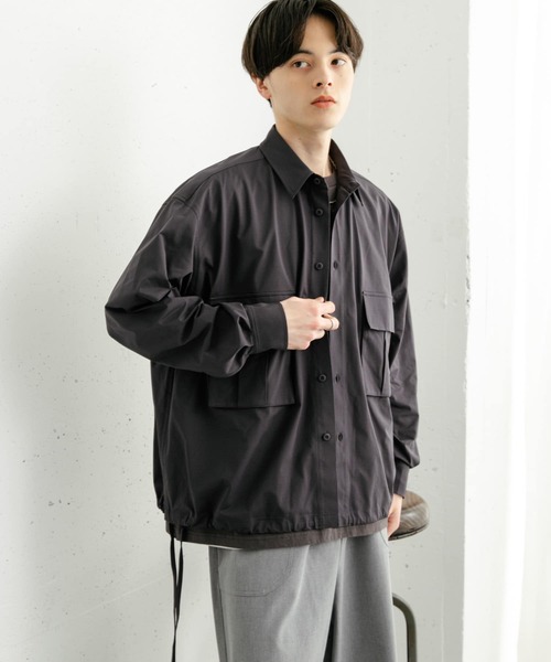 SENSE OF PLACE by URBAN RESEARCH シャツ ドットメッシュダブル