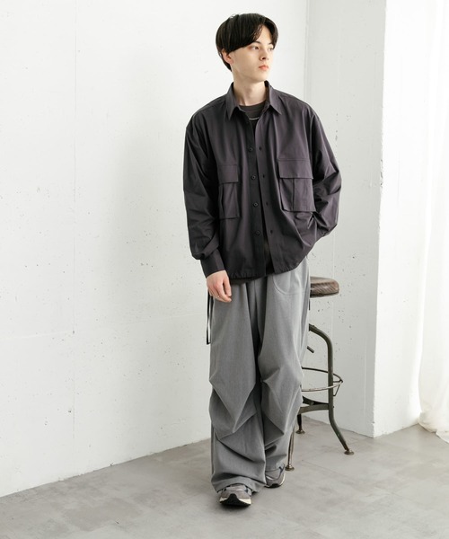 SENSE OF PLACE by URBAN RESEARCH シャツ ドットメッシュダブル