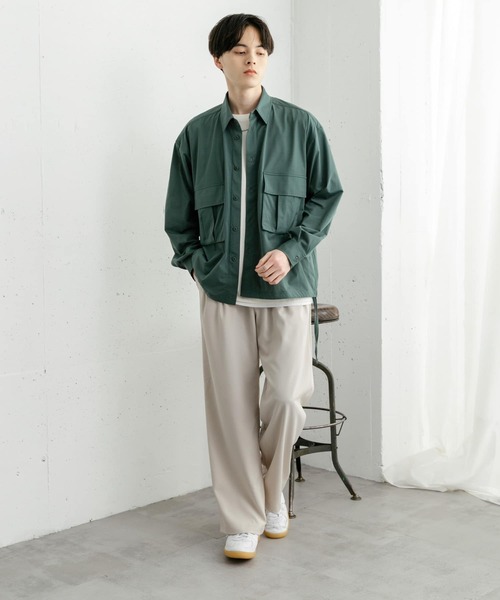 SENSE OF PLACE by URBAN RESEARCH シャツ ドットメッシュダブル