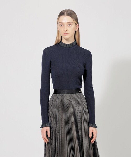 EPOCA（エポカ） 長袖ニット 40 ネイビー レディース : ZOZOTOWN Yahoo