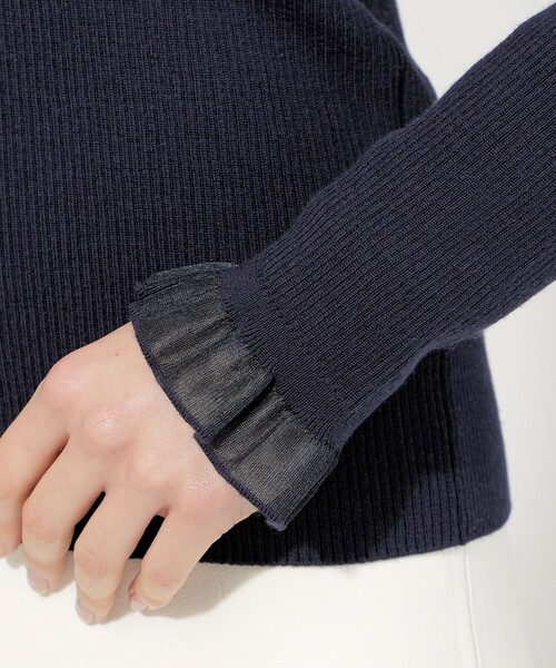 EPOCA（エポカ） 長袖ニット 40 ネイビー レディース : ZOZOTOWN Yahoo