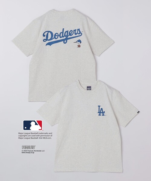 SHIPS: PEANUTS×MLB プリント Tシャツ SHIPS tシャツ SHIPS: PEANUTS×MLB プリント Tシャツ メンズ