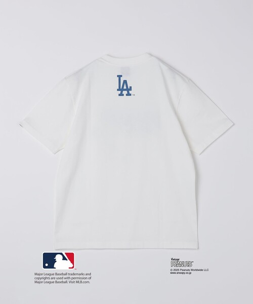 SHIPS tシャツ SHIPS: PEANUTS×MLB プリント Tシャツ メンズ