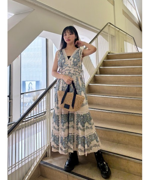 ワンピース andmary Sandra lace dress ANDMARY】Sandra lace dress