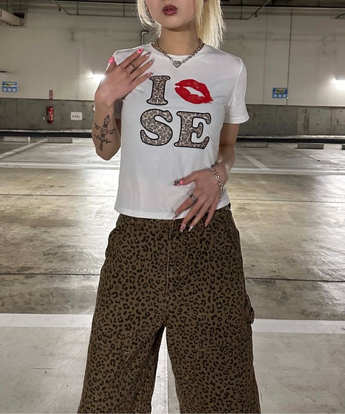 9090Girl Tシャツ L ブラックピンクレオパレード 9090 Girl Black Pink Leopard 3点セットアップ｜Yahoo!フリマ