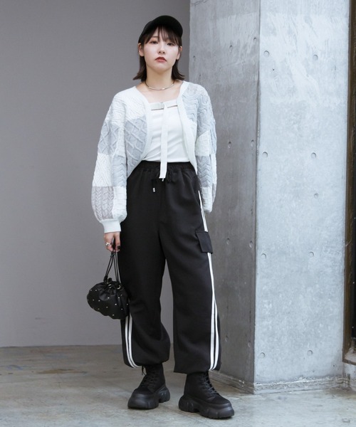 PAGEBOY（ページボーイ） ニットボレロ FREE オフホワイト レディース