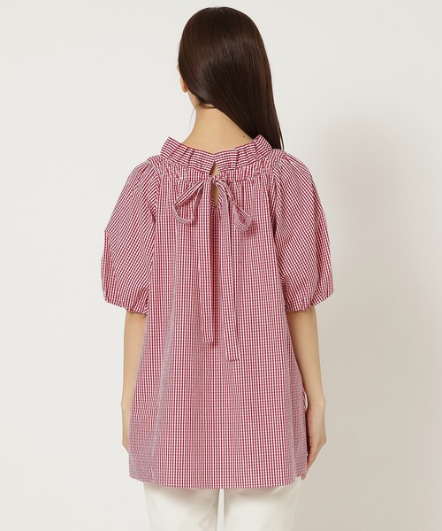 ブラウス シャツ 「22fabric」リボンコレクター/ブラウス レディース 22fabric】リボンコレクター/ブラウス（シャツ/ブラウス
