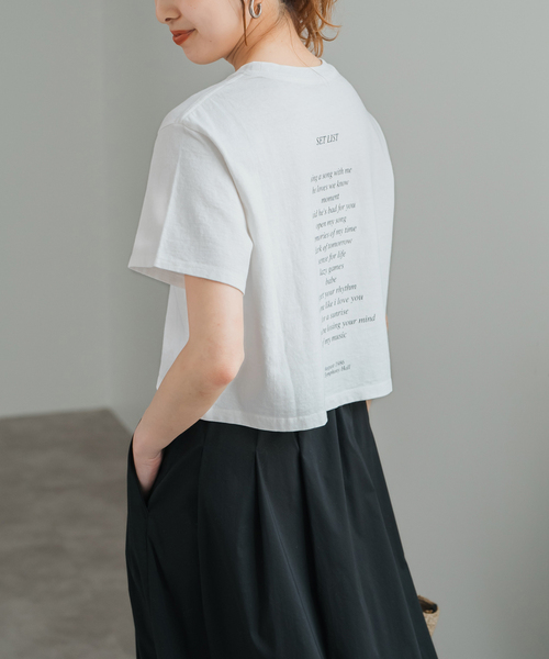 Spick＆Span tシャツ ロゴショートTシャツ レディース