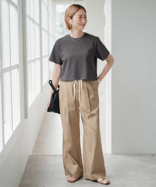Spick＆Span tシャツ ロゴショートTシャツ レディース