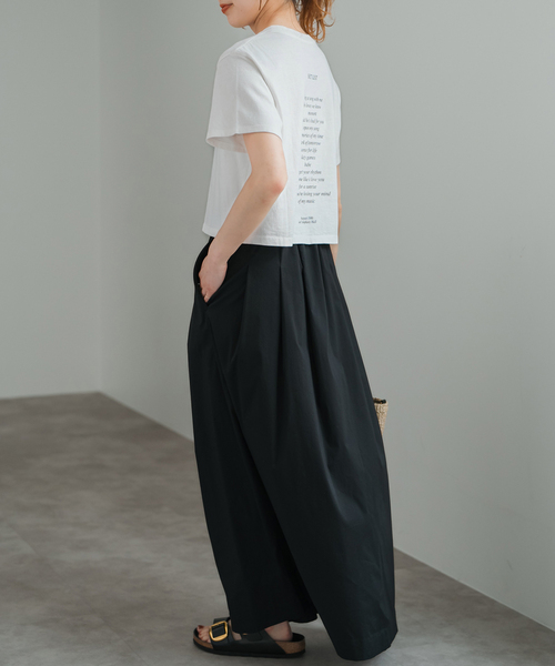 Spick＆Span tシャツ ロゴショートTシャツ レディース