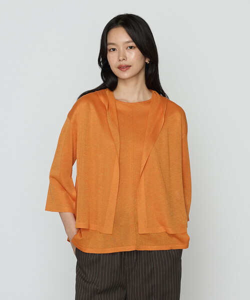 COMME CA（コムサ） カーディガン レーヨンイタリア糸 カーディガン