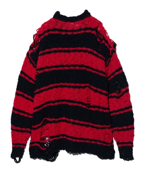 glamb（グラム） セーター ニット Damage Pullover Knit / ダメージ