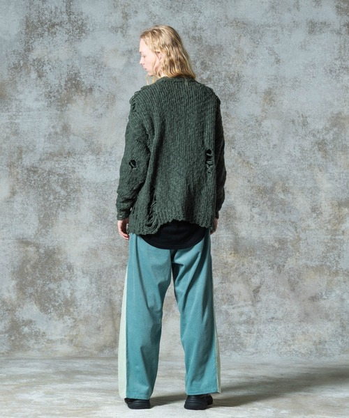 glamb（グラム） セーター ニット Damage Pullover Knit / ダメージ