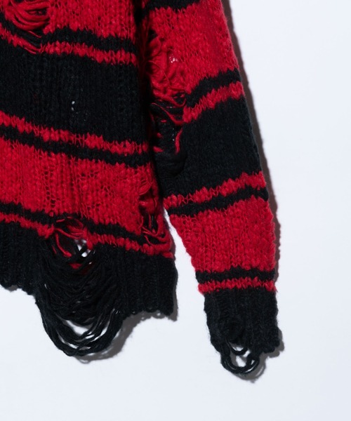 glamb（グラム） セーター ニット Damage Pullover Knit / ダメージ