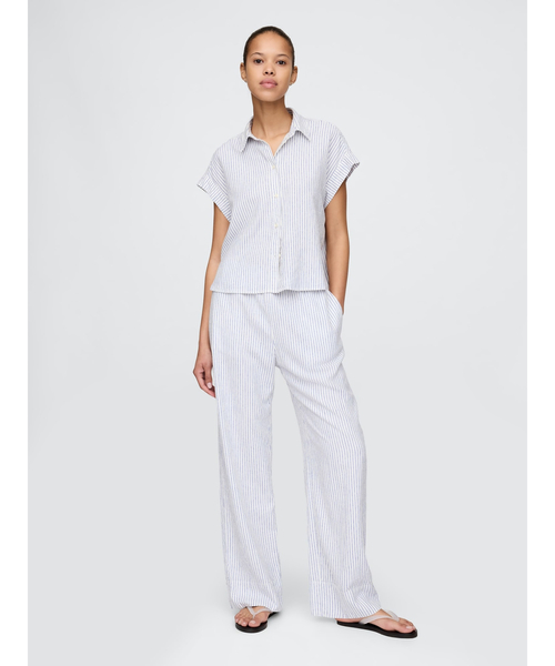 「GAP」 半袖シャツ XX-SMALL レッド レディース_画像7