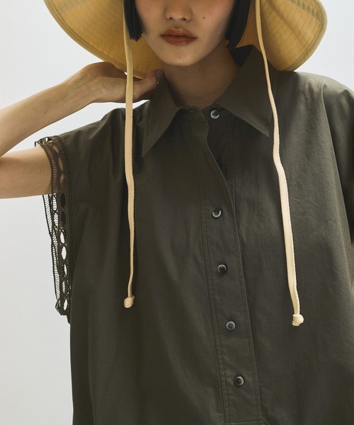 ADAM ET ROPÉ FEMME シャツロンパース ADAM ET ROPÉ FEMME(アダム エ ロペ ファム) / シャツロンパース