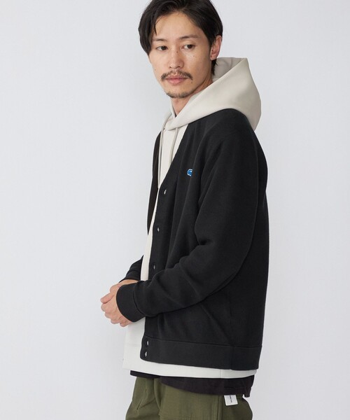 LACOSTE カーディガン ガーター編みVネックカーディガン メンズ