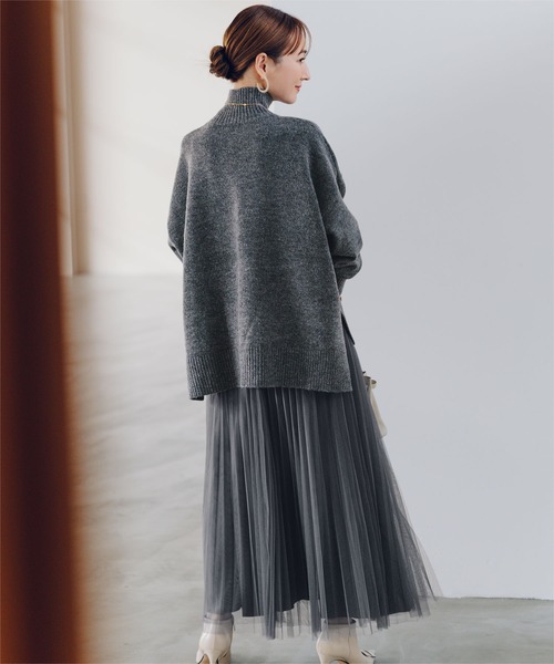 ur's（ユアーズ） ニット セーター スフレタッチハイネックオーバー