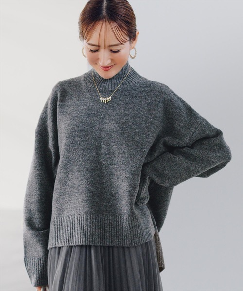 ur's（ユアーズ） ニット セーター スフレタッチハイネックオーバー