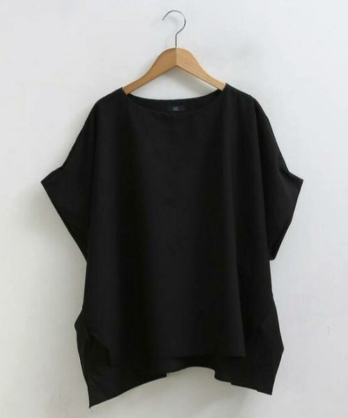 tシャツ サイドスリットドルマンスリーブプルオーバー