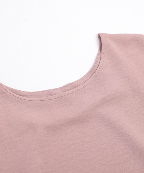 tシャツ サイドスリットドルマンスリーブプルオーバー
