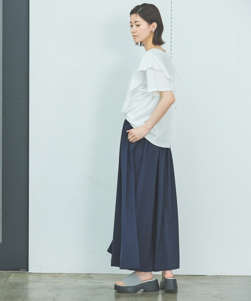 LAKOLE（ラコレ） tシャツ 半袖 ラッフルTEE / 499837 レディース