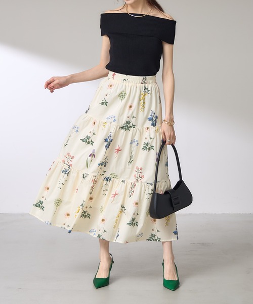 ❣️限定値下げ❣️フラワープリント タイトロングスカート Bshop｜THE SHINZONE | フラワープリント ロングスカート WOMEN