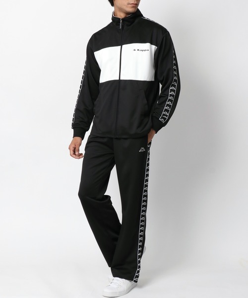 Kappa セットアップ ブラック　サイズS Kappa 「Kappa」 セットアップ L ブラック メンズ : ZOZOTOWN