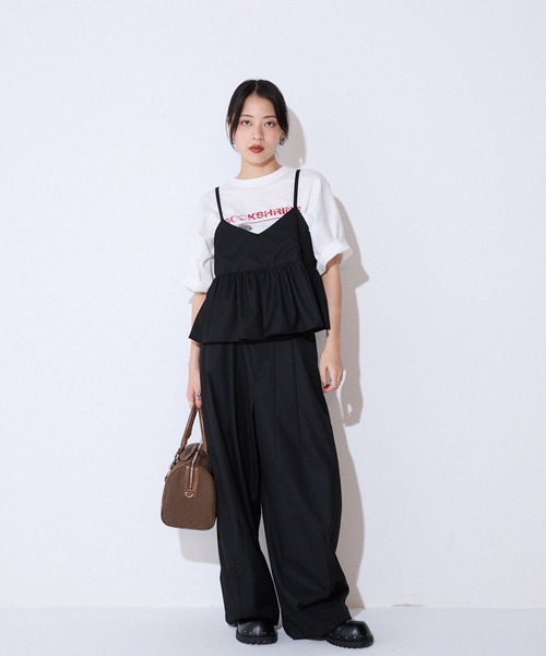 JEANASIS スラックス パンツ 「SET UP対応」ウエストドロスト