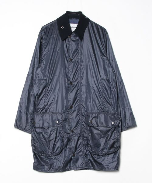 Barbour（バブアー） ステンカラーコート 36 ネイビー メンズ