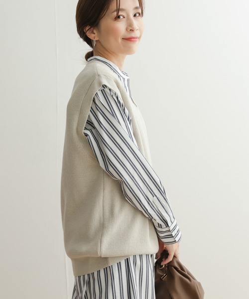 URBAN RESEARCH DOORS 「URBAN DOORS」 Vネックニット MEDIUM