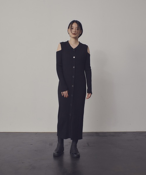 「RANDEBOO」 ニットワンピース FREE ベージュ レディース_画像2