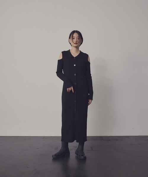 「RANDEBOO」 ニットワンピース FREE ベージュ レディース_画像4