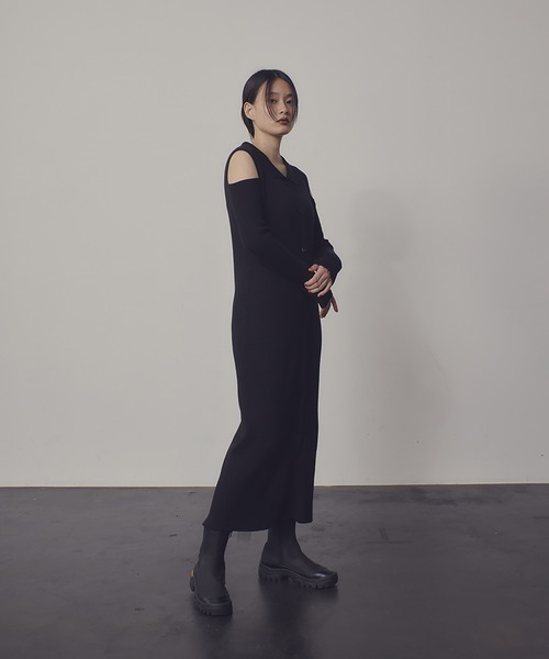 「RANDEBOO」 ニットワンピース FREE ベージュ レディース_画像5