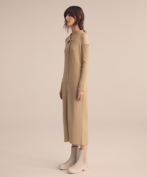 「RANDEBOO」 ニットワンピース FREE ベージュ レディース_画像10