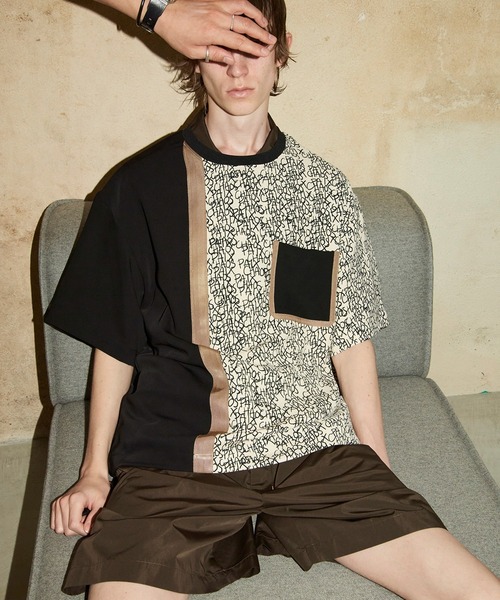 「CULLNI」 半袖Tシャツ 0 ブルー メンズ