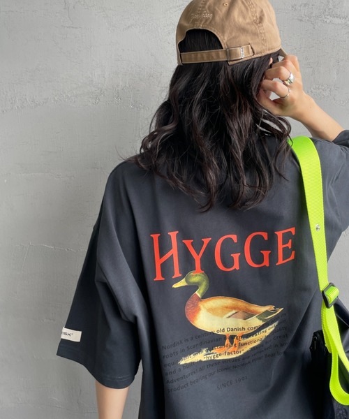 tシャツ 「NORDISK/ノルディスク」 別注 HYGGE カモ バックプリントTシャツ レディース メンズ