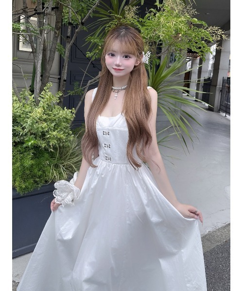 Darich（ダーリッチ） ワンピース コルセットデザインロングワンピース