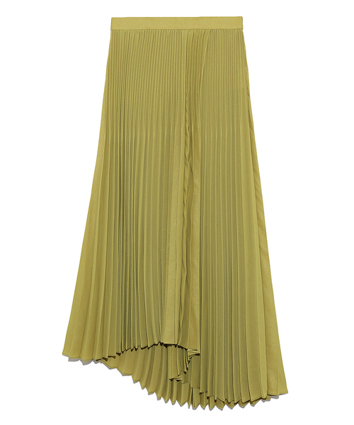 FRAY I.D（フレイ・アイディー） プリーツスカート FREE イエロー