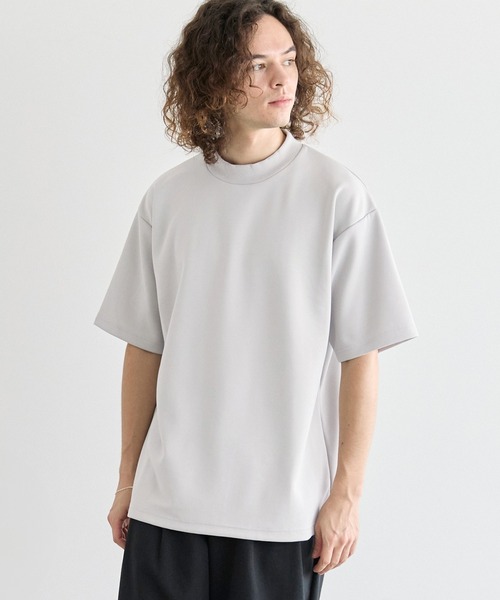 coca（コカ） tシャツ メンズソフトジャージモックネックTシャツ