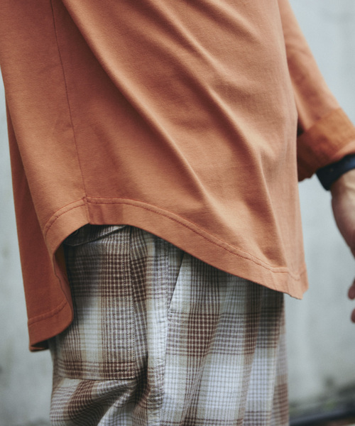 tシャツ ガーメントダイ スリーピング ヘンリーネック Tシャツ メンズ | JOURNAL STANDARD relume | 21