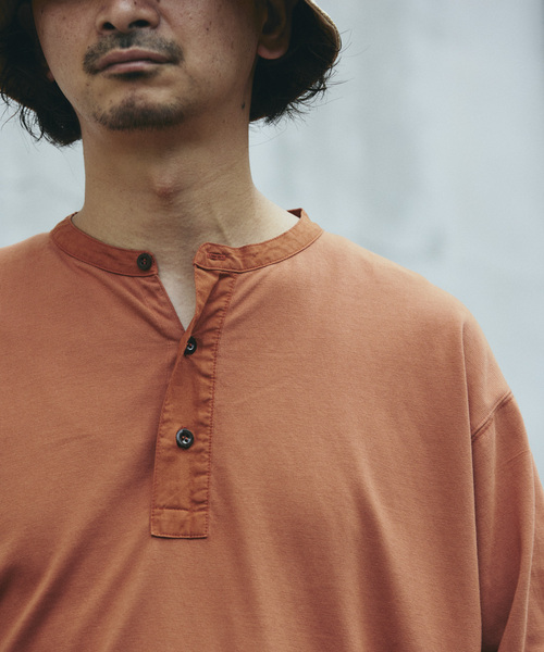 tシャツ ガーメントダイ スリーピング ヘンリーネック Tシャツ メンズ | JOURNAL STANDARD relume | 20