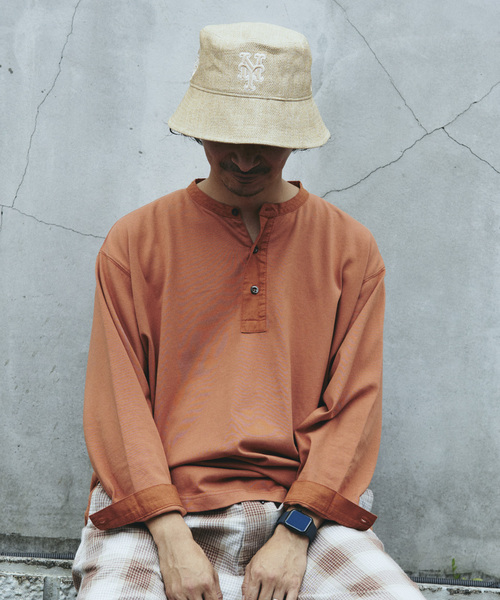 tシャツ ガーメントダイ スリーピング ヘンリーネック Tシャツ メンズ | JOURNAL STANDARD relume | 18
