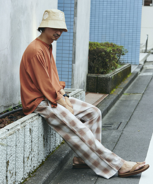 tシャツ ガーメントダイ スリーピング ヘンリーネック Tシャツ メンズ | JOURNAL STANDARD relume | 15